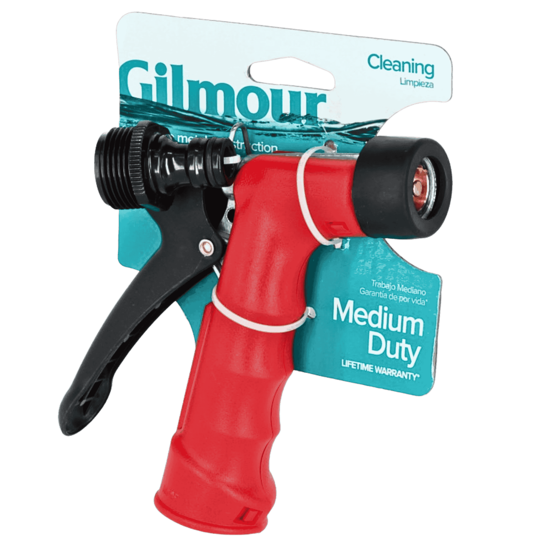 garden, hose, sprayer, red handle, adjustable trigger