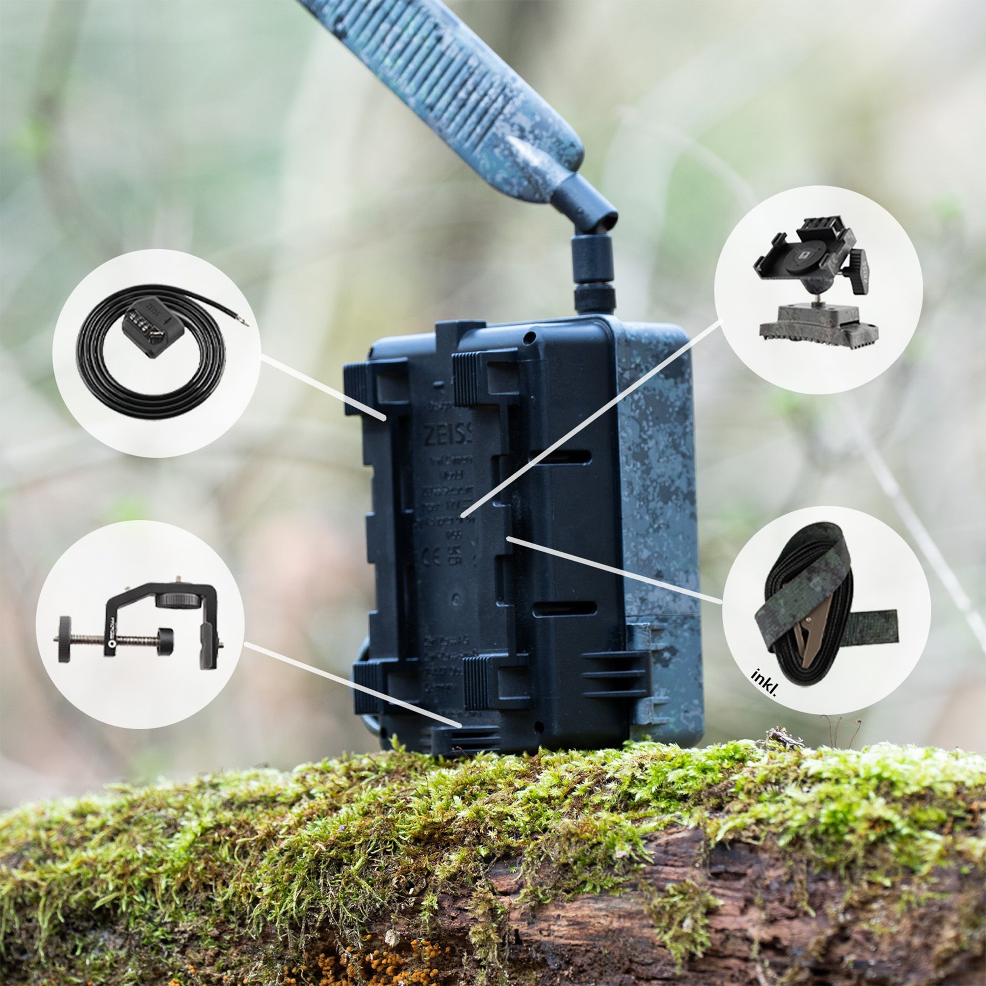 Caméra de chasse ZEISS Secacam 3 Wide-Angle avec carte SIM, champ 100°, LTE