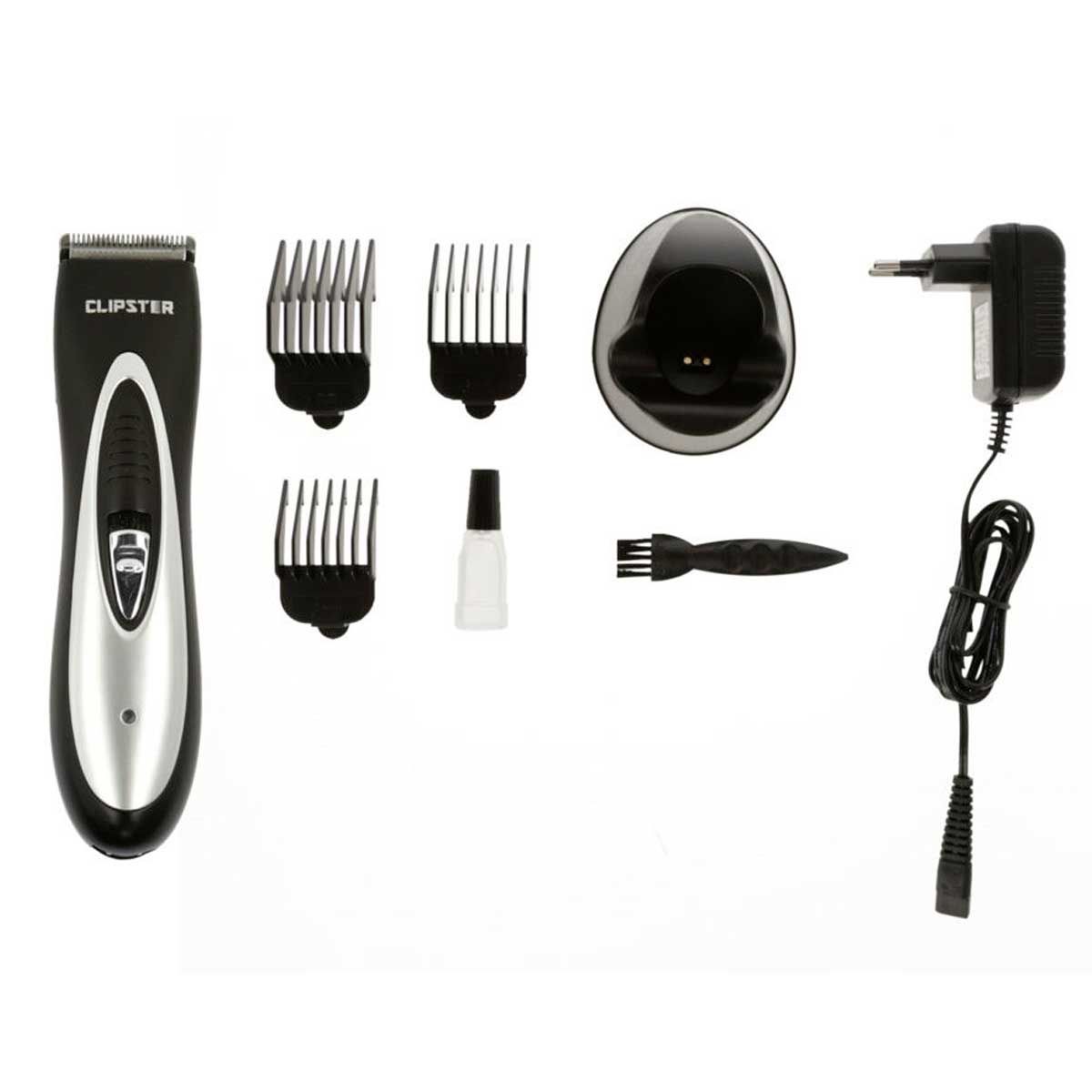Clipster CuttoX Tosatrice a batteria per rifinitura, contenuto della confezione