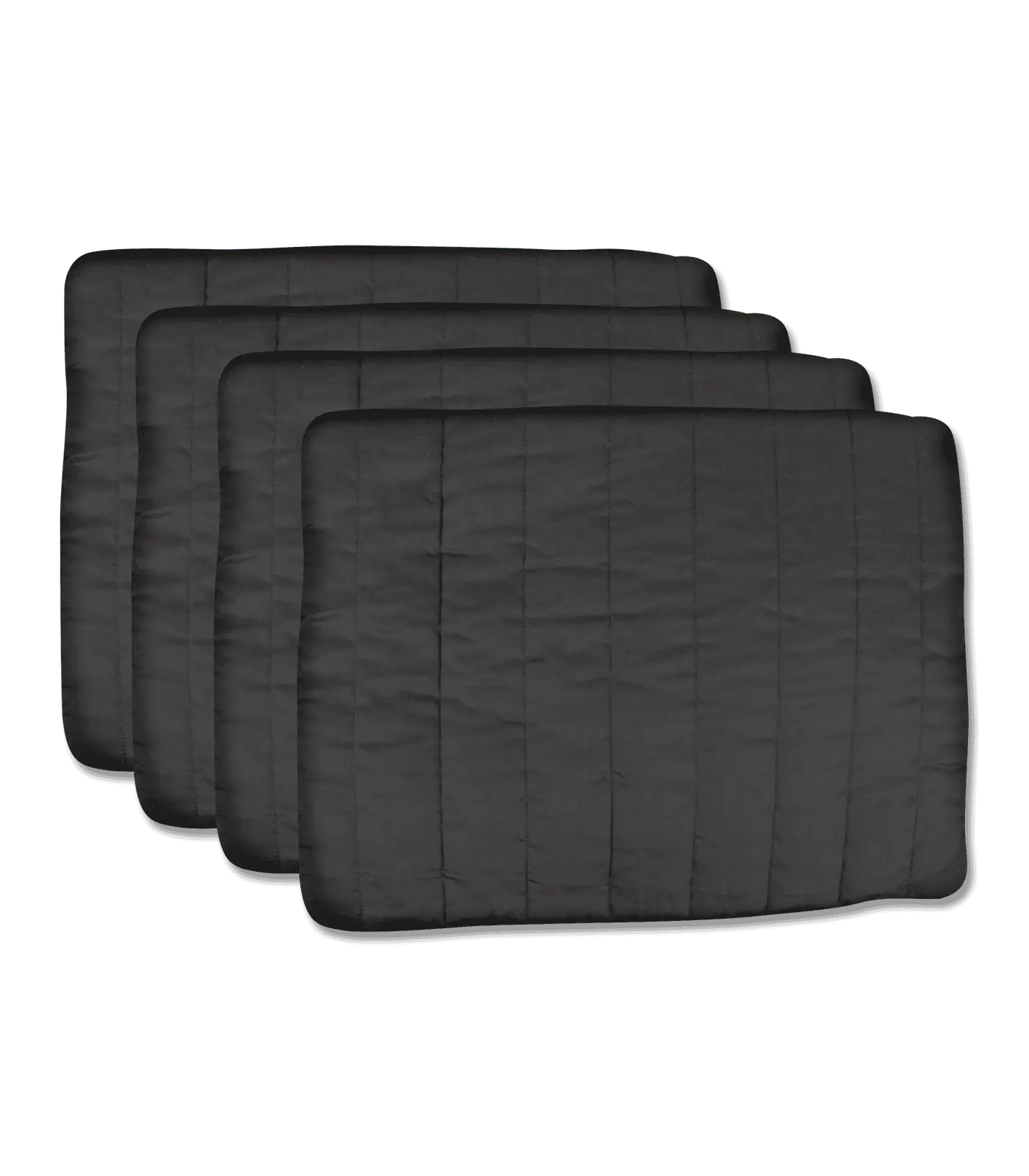 Waldhausen Bandage Pad Set, 4 Pieces, Thickly Padded, Black, set