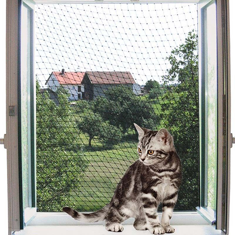 Katzennetz transparent 4 x 3 m