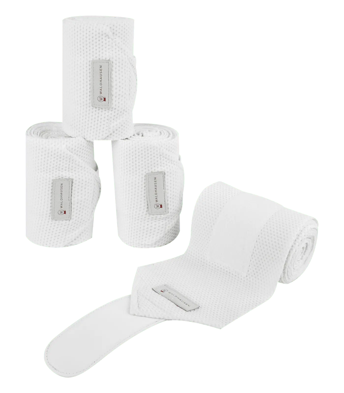 Waldhausen Bandes Breath, Lot de 4, Mesh Respirant, blanc