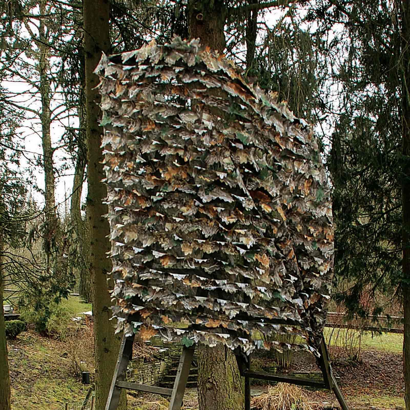 Álcázó háló, 1,5 x 3 m, használat közben
