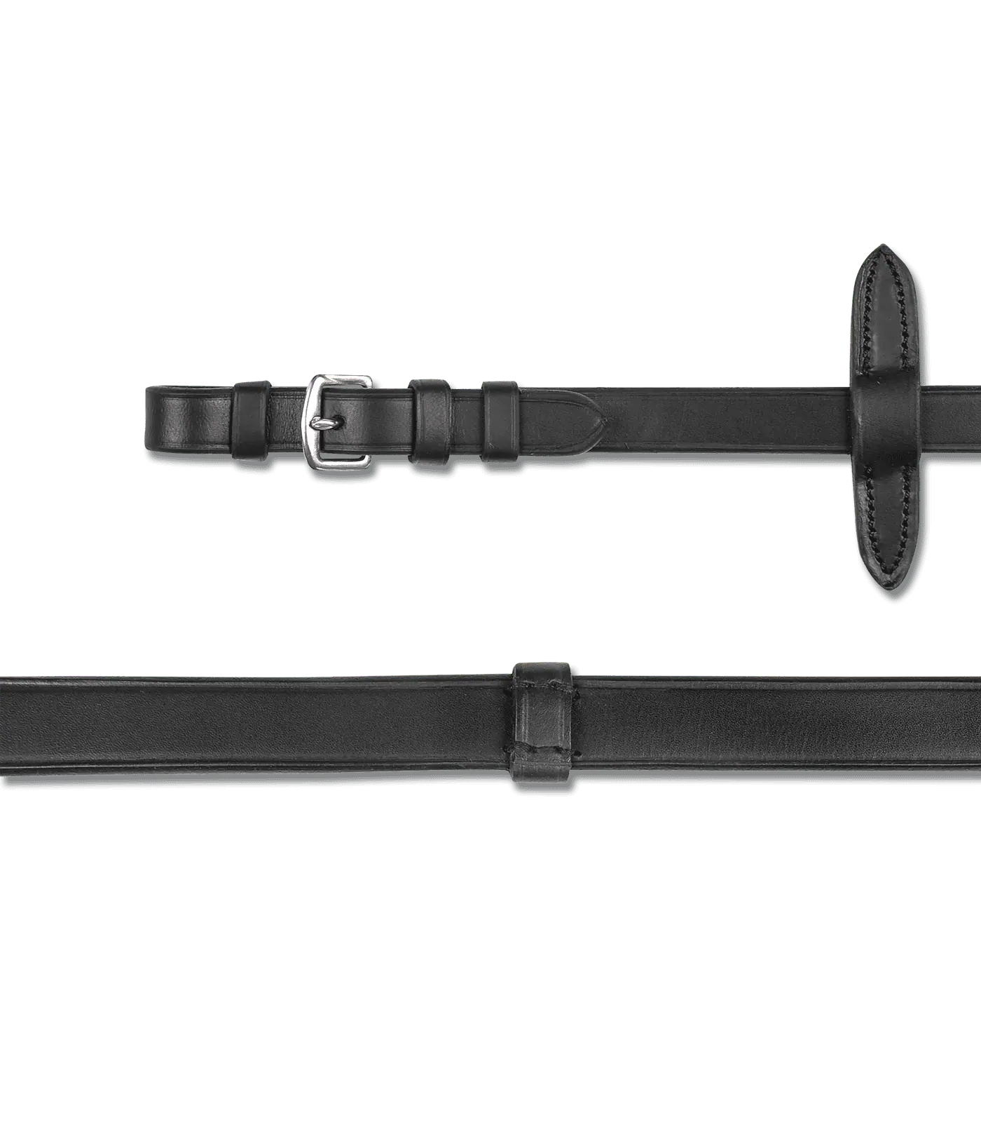 Waldhausen Rênes en Cuir Extra-Longues, 166 cm, avec Arrêtoirs de Martingale