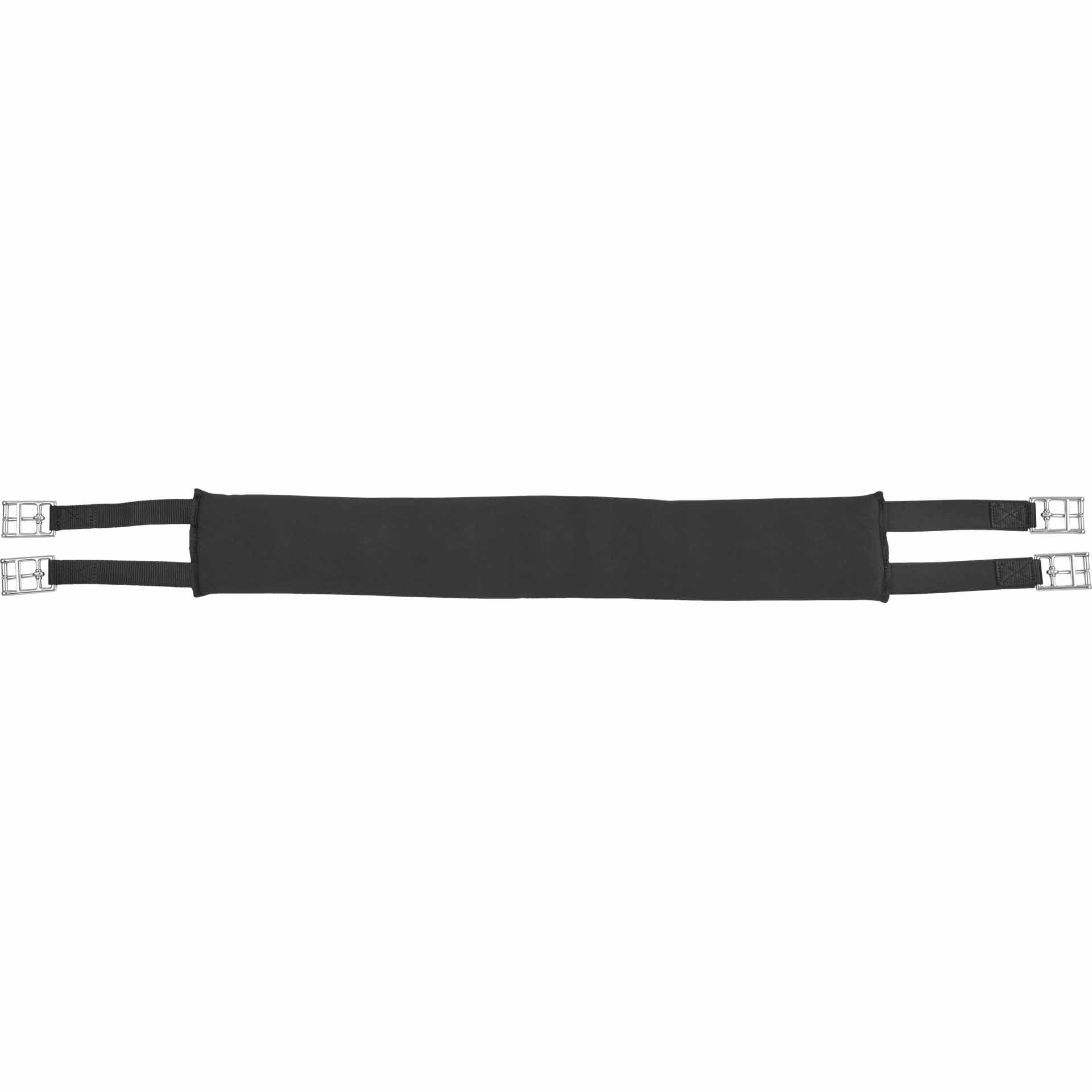 Chingă de șa BUSSE SOFT-LONG D, elastică pentru cai, 110 cm, negru