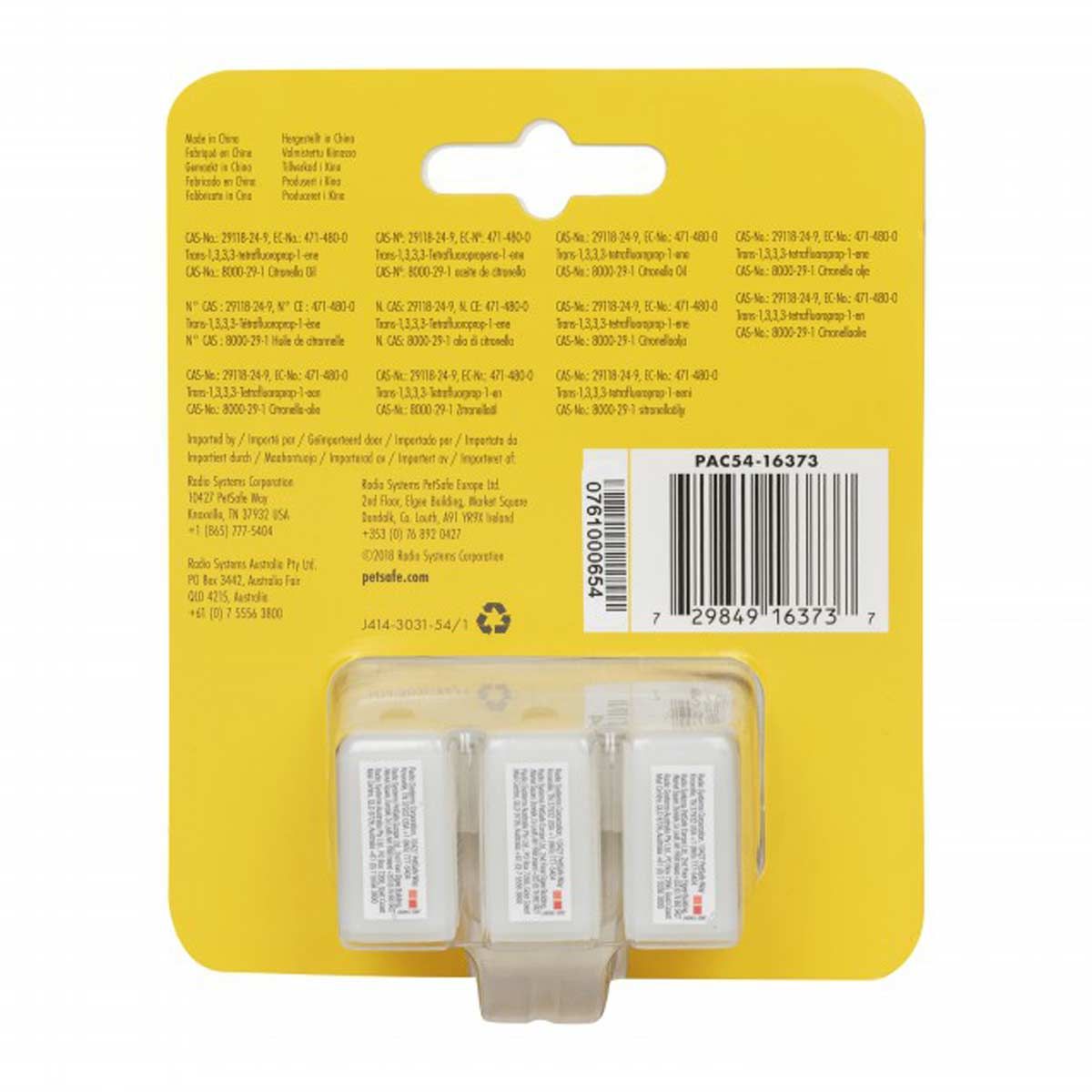 PetSafe Nachfüllpatrone Zitronella für Antibell-Halsband PBC19-16370