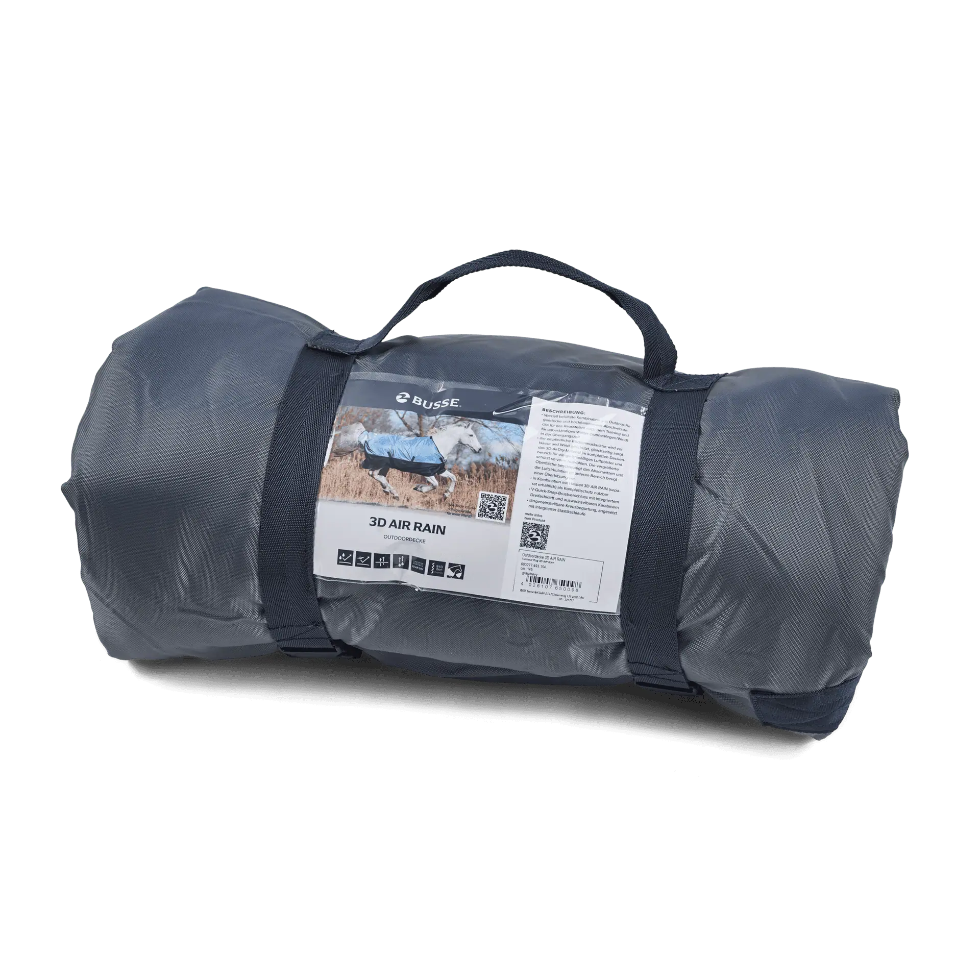 BUSSE Outdoordecke 3D AIR RAIN, Übergangsdecke wasserdicht atmungsaktiv, Verpackung