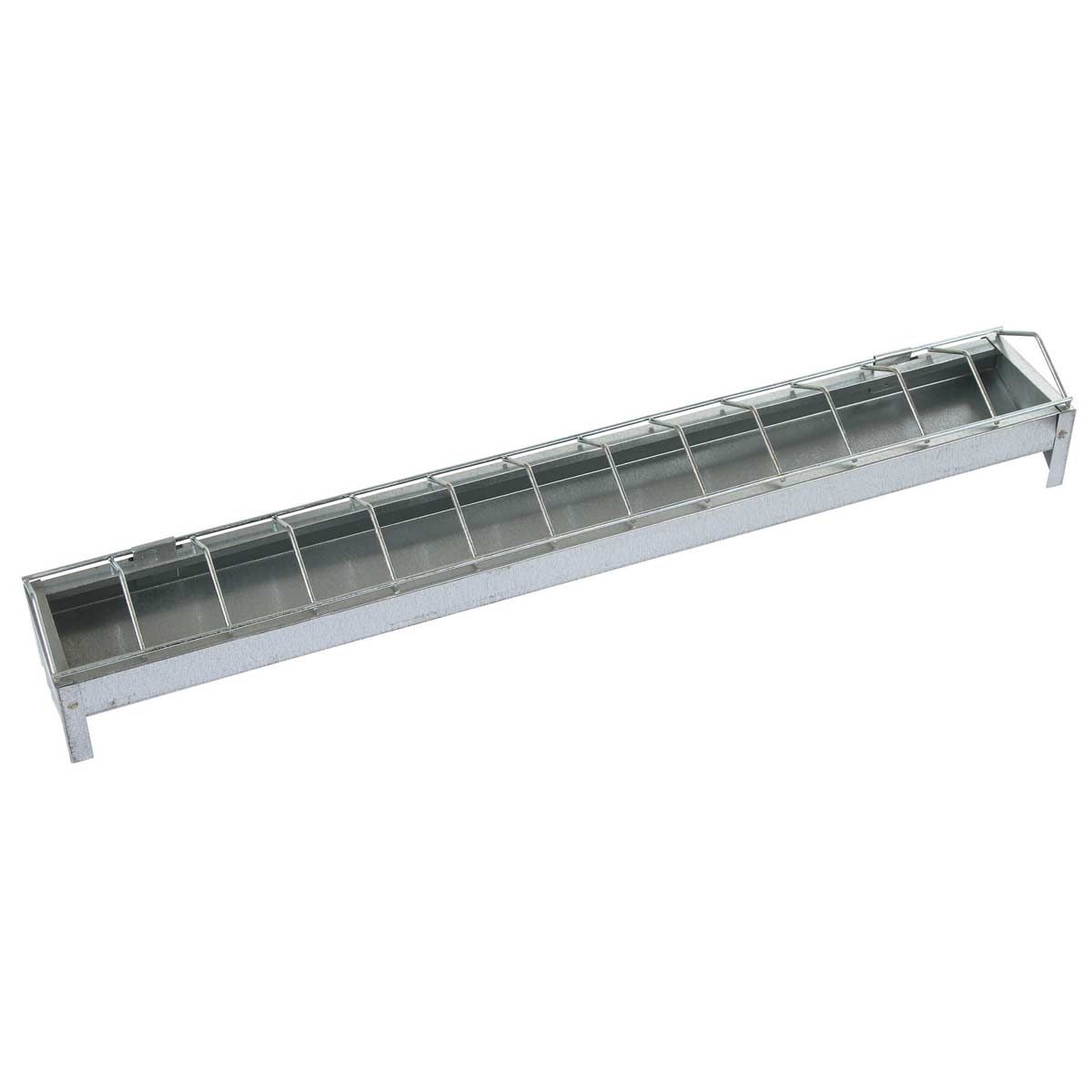 Kerbl Mangeoire galvanisée pour poussins 50 x 7 cm, facile à nettoyer