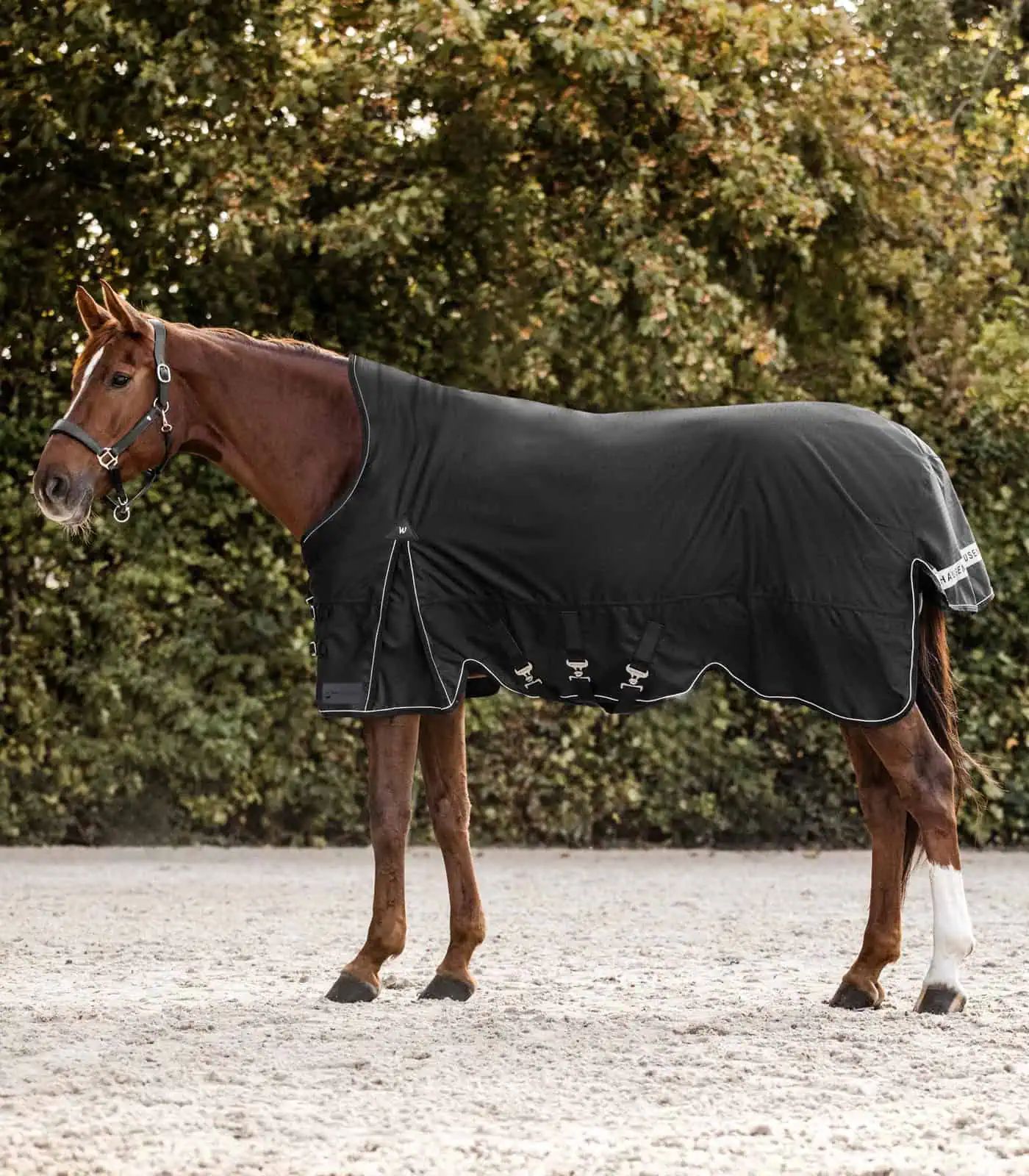 Waldhausen Couverture d'extérieur Scandic, High Neck, Light, imperméable, Light black 145
