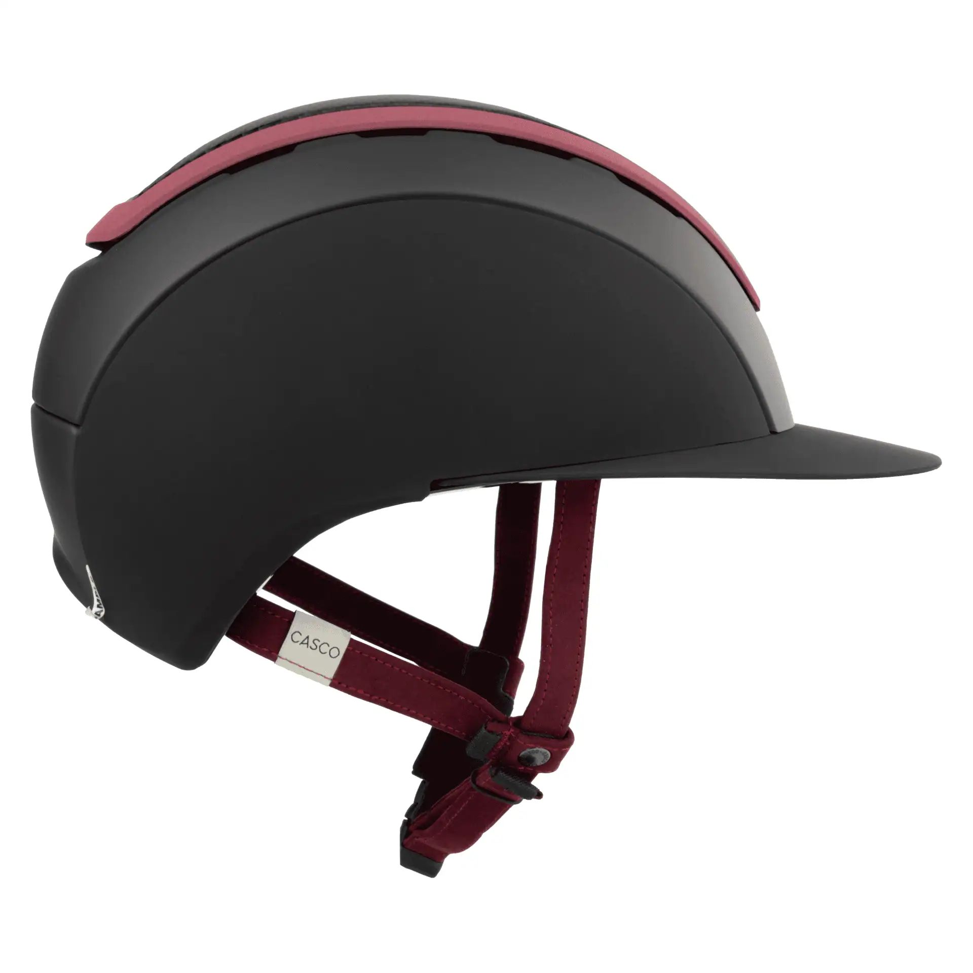 Casco Reithelm Elite Precision, Carbon-Top, sportlich & sicher, Seitenansicht
