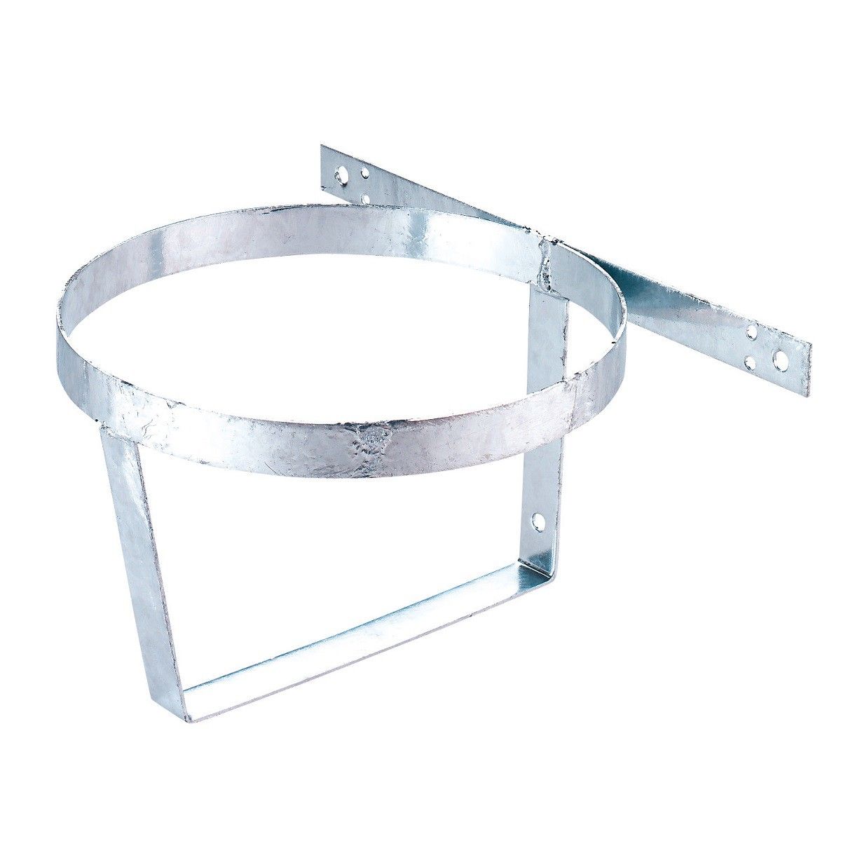 Kerbl Bucket Holder for Screwing On, Galvanized, Ø 31 cm