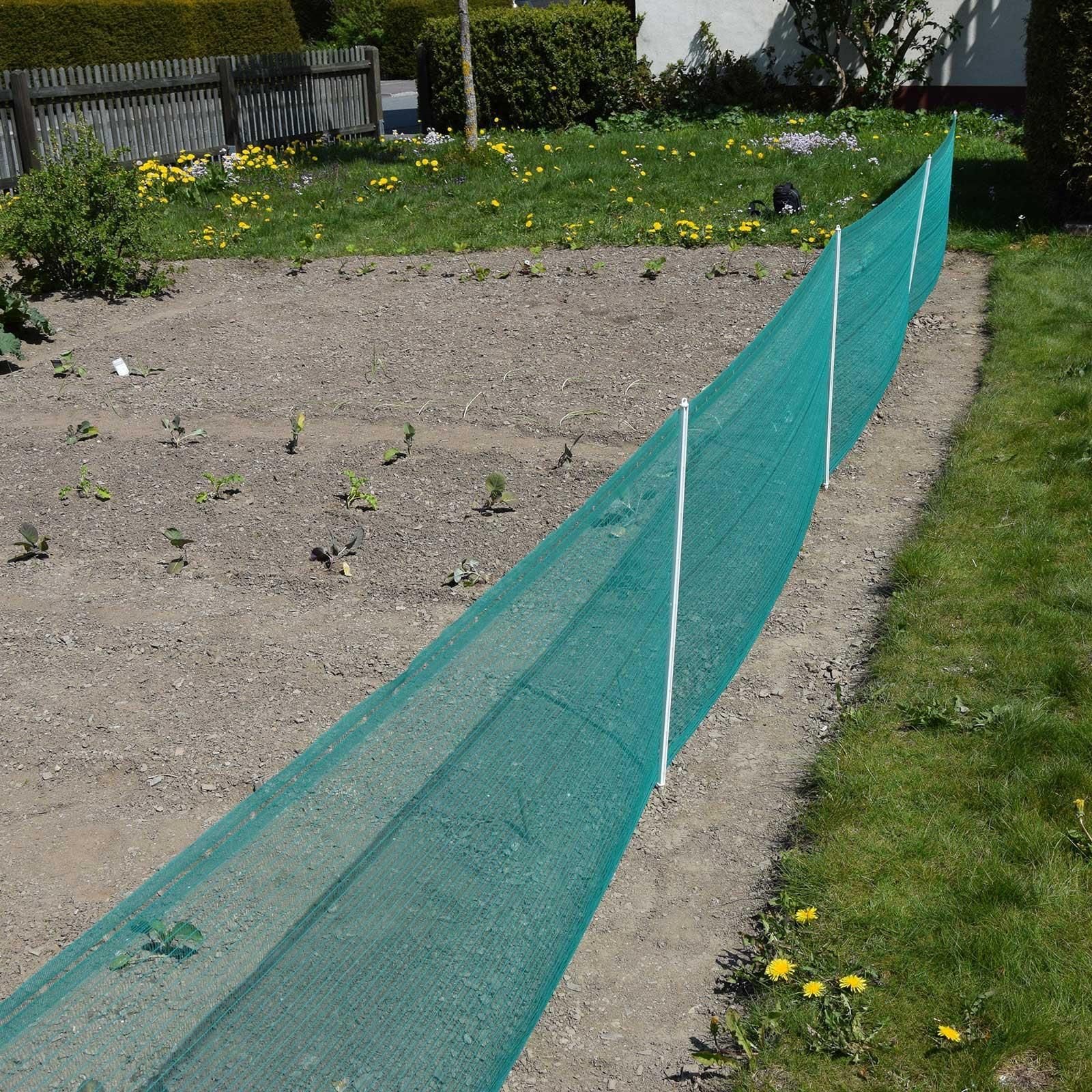 Filet de delimitation Universel 80 cm x 20 m, en utilisation
