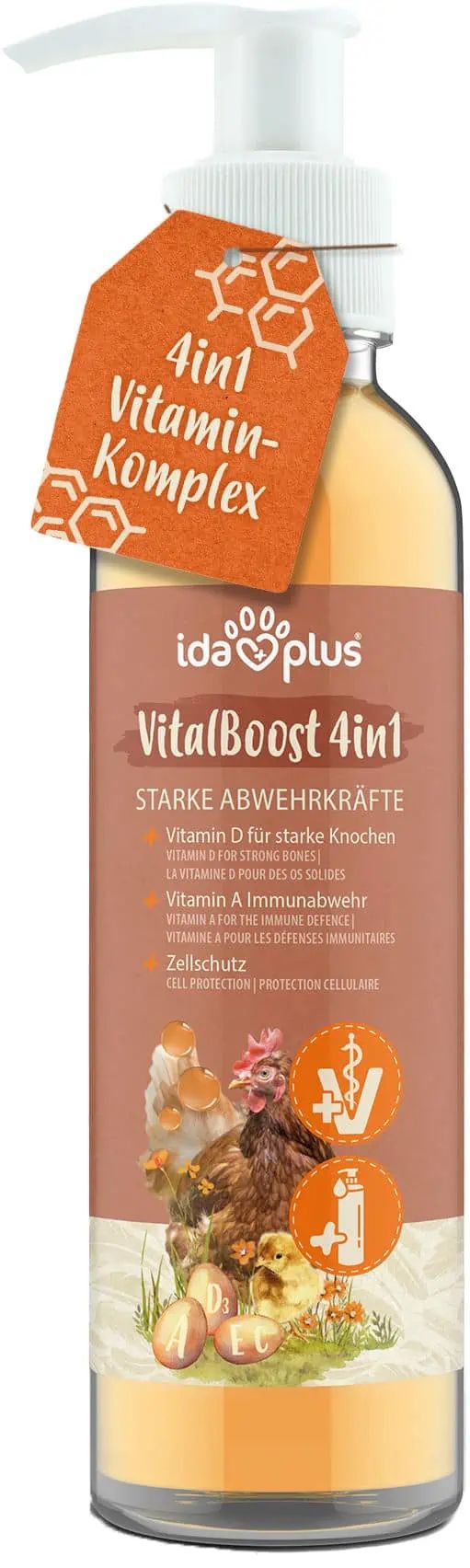 Complément multivitaminé 4 en 1 IdaPlus VitalBoost 200 ml