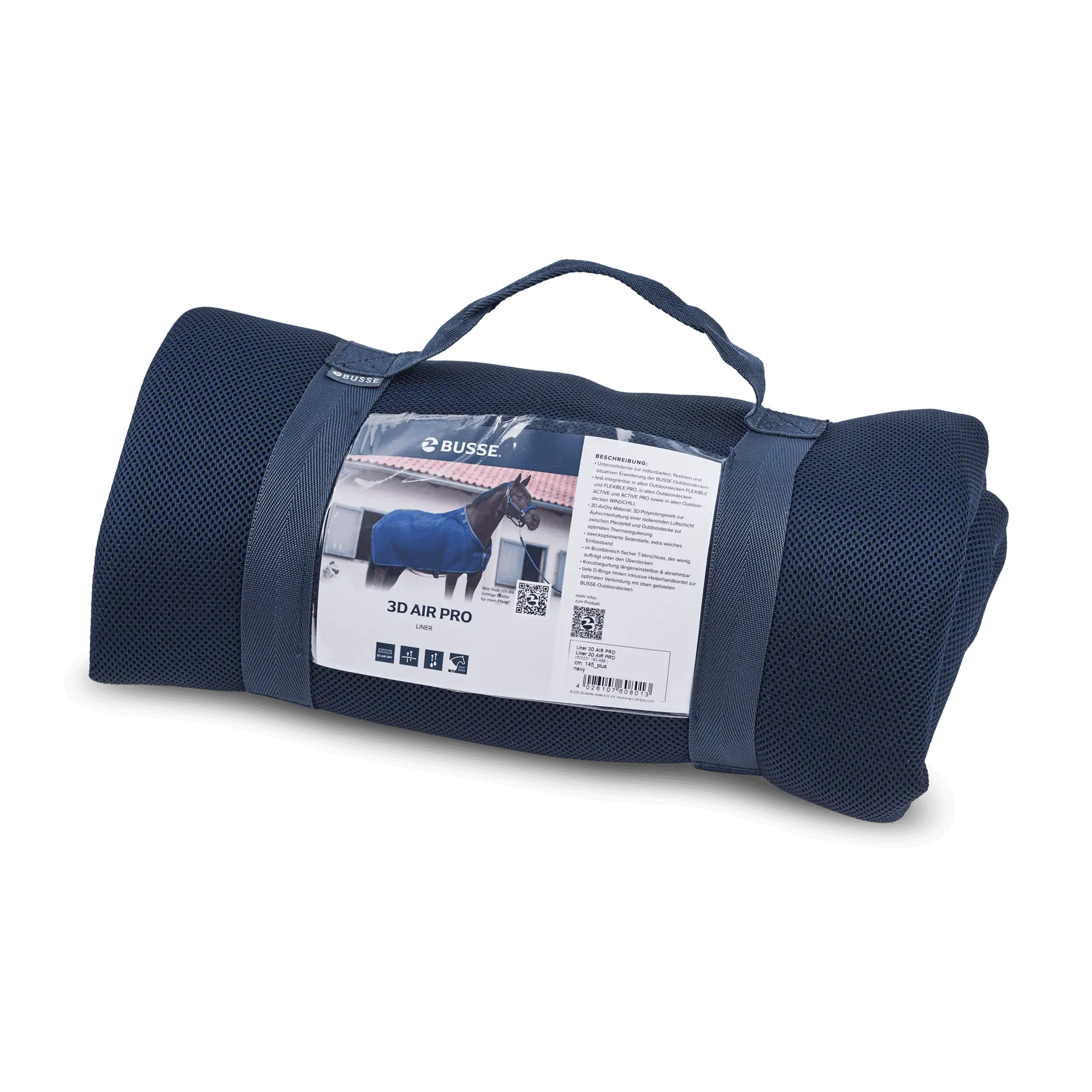 BUSSE Liner 3D AIR PRO béléstakaró kültéri lótakarókhoz, csomagolás