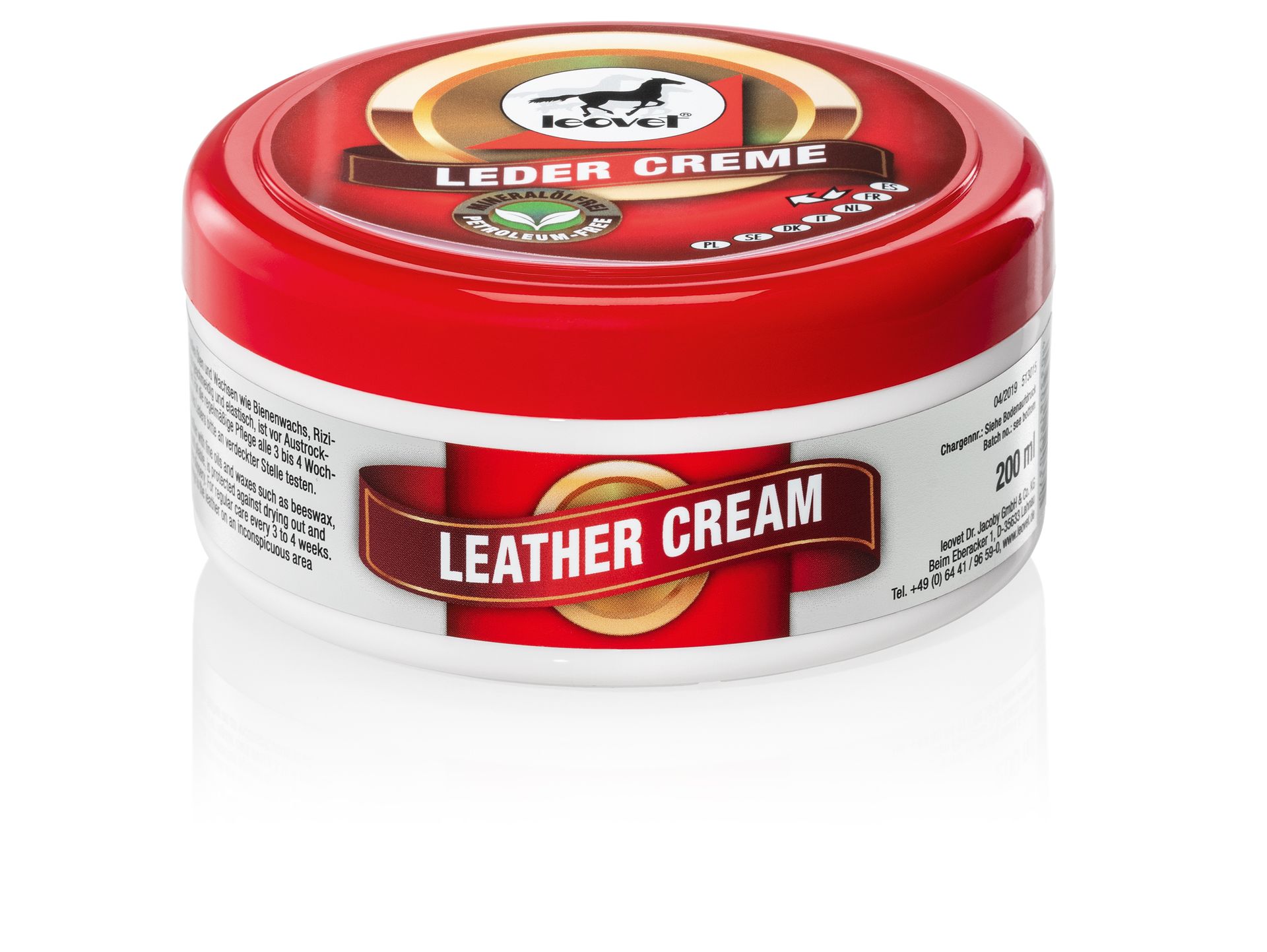 leovet Leder-Creme, reichhaltige Sattel- & Zaumzeugpflege, 200 ml
