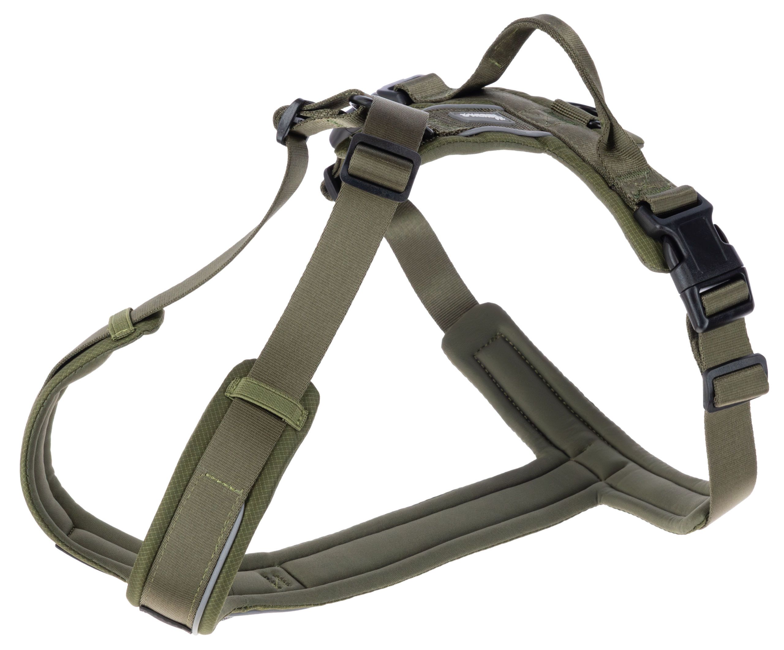 harness, Hund, militär, oliv, verstellbar