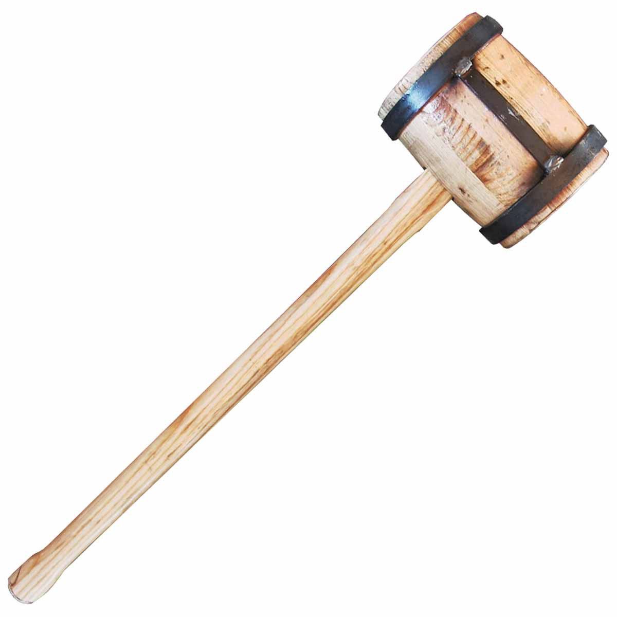 Maillet en bois AKO 6 kg avec fer plat soudé pour piquets de clôture
