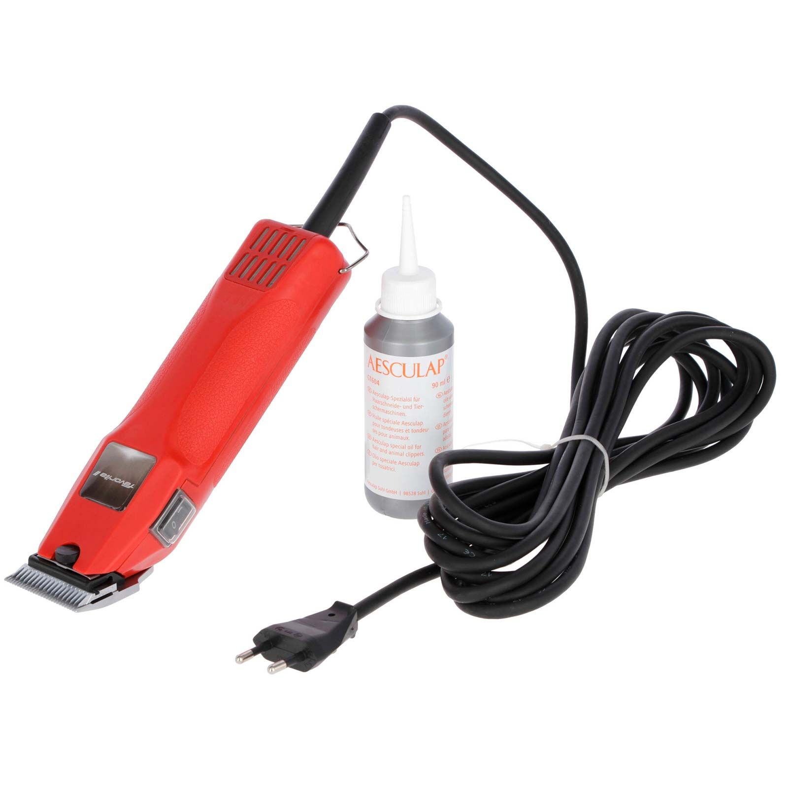 Tondeuse Aesculap Favorita II pour chiens et chevaux, sans tête, contenu de la livraison