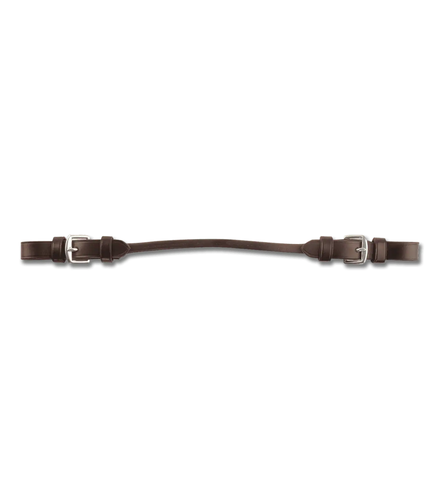 Poignée de selle Waldhausen, cuir résistant cousu rond, prise confortable, 30 cm, marron
