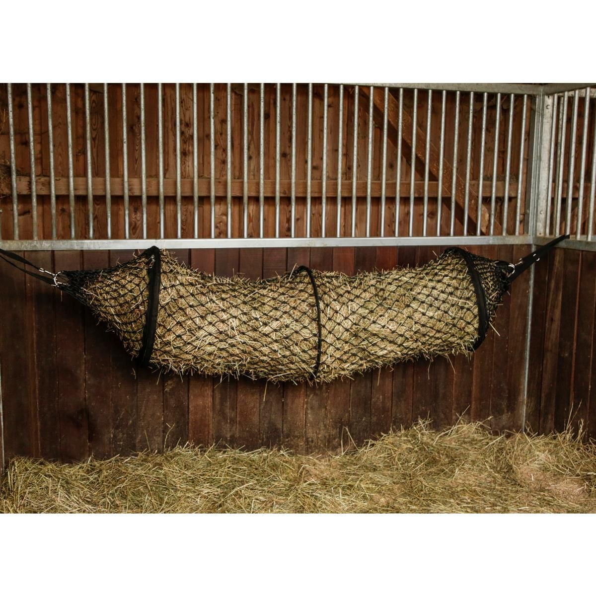 Filet à foin sous forme de tunnel