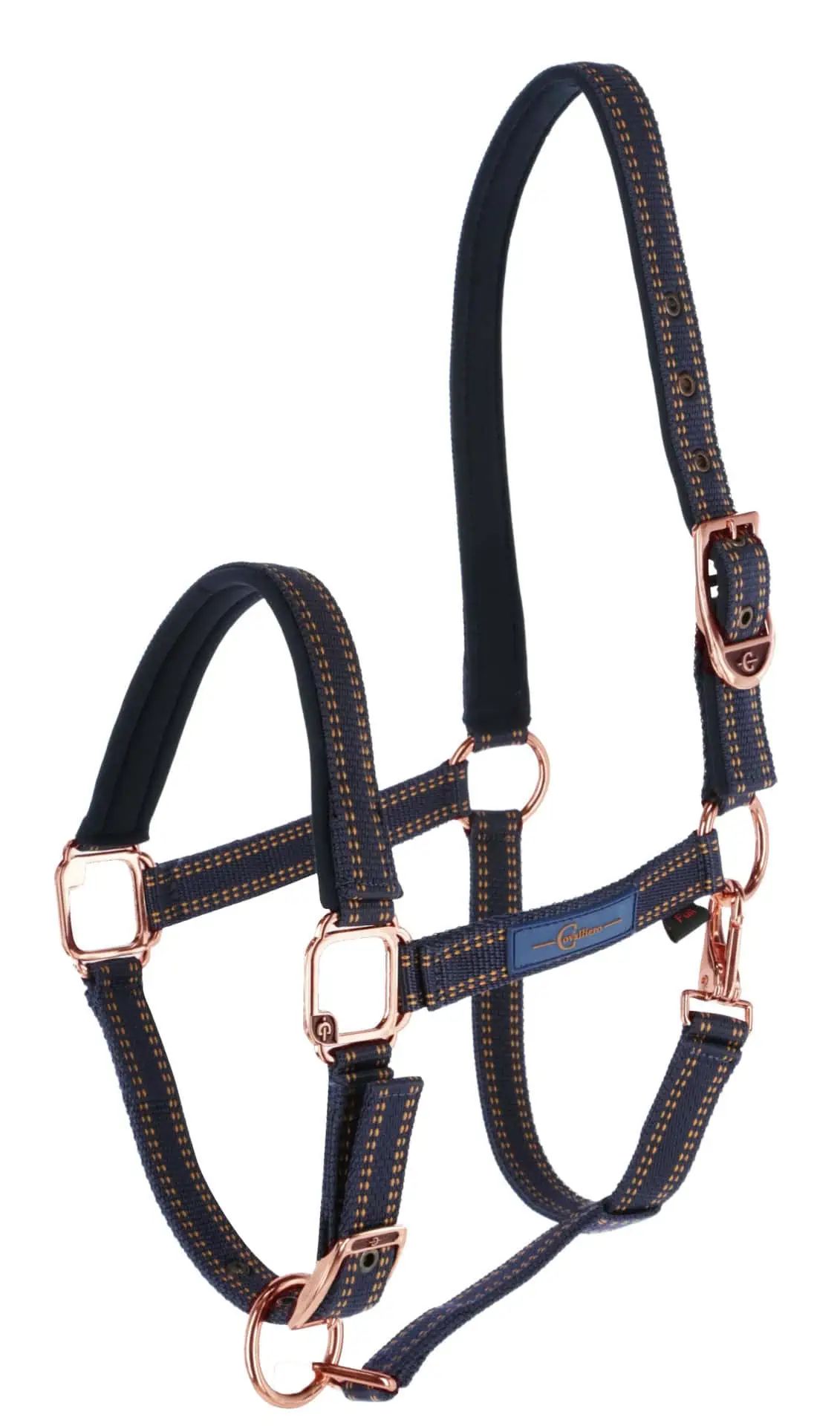 Covalliero Halfter Royal Pferdehalfter, schwarz/fuchsia