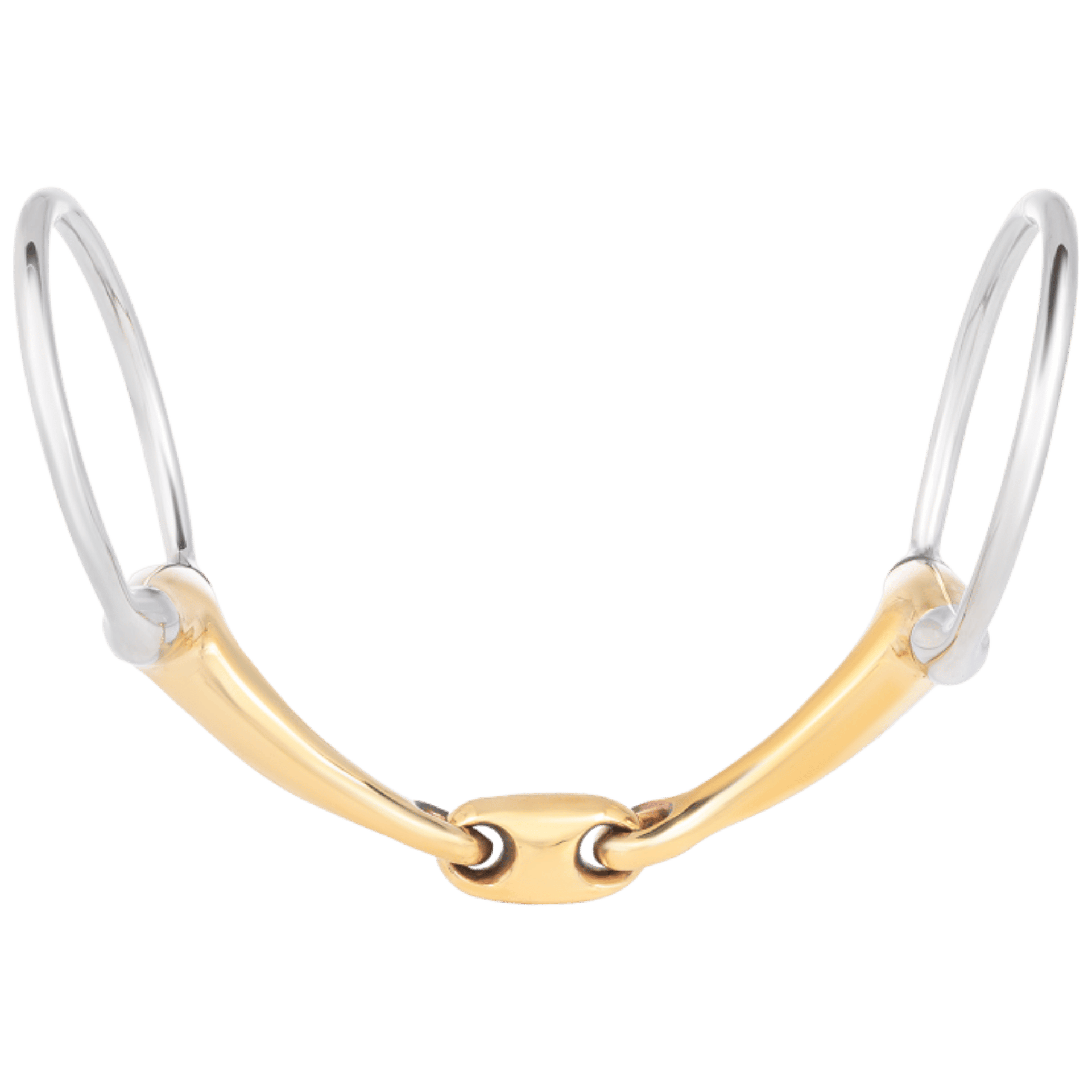 Armband, zwei-tönen, Gold, Silber, Glieder