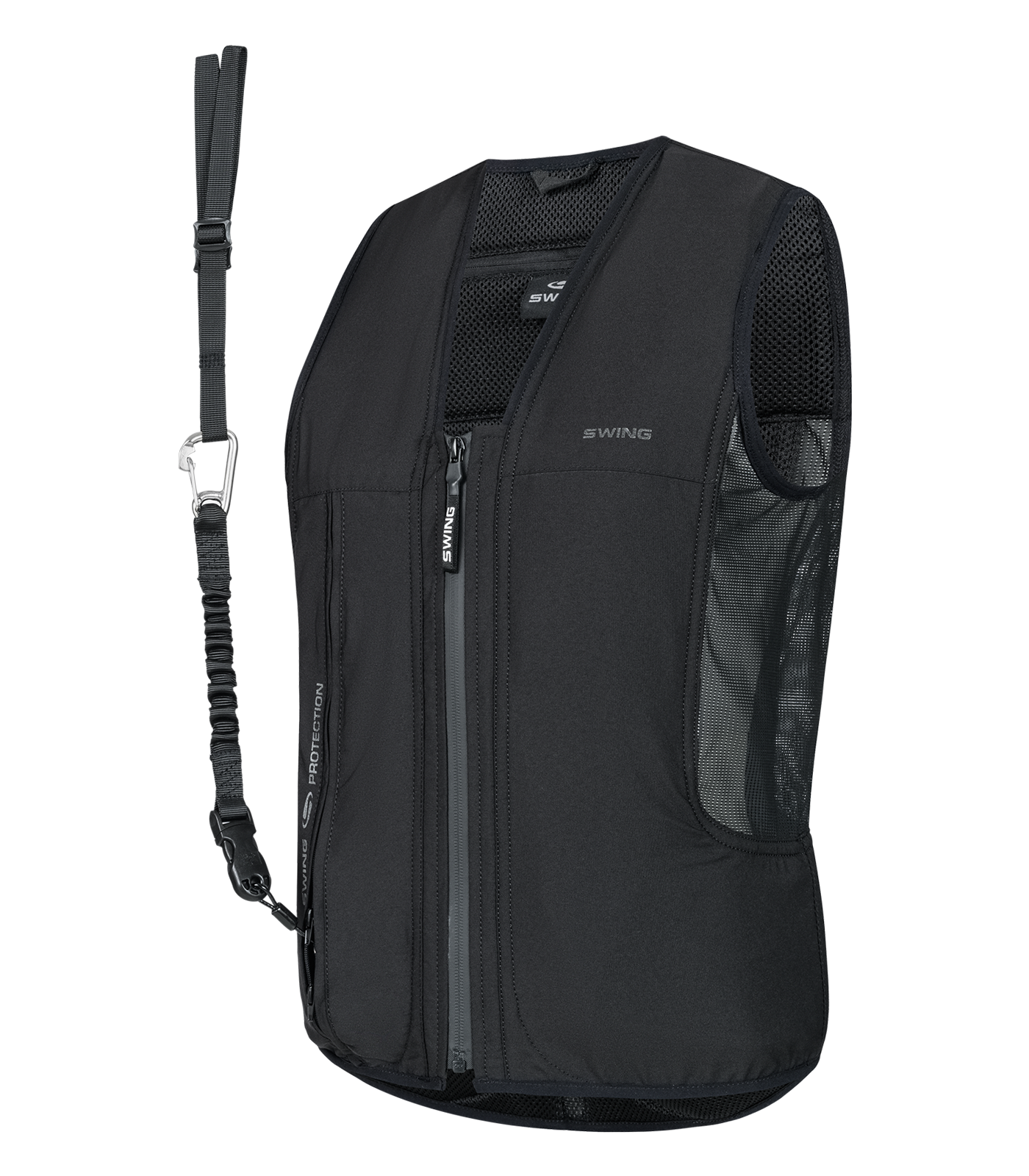SWING Paraschiena da equitazione Airbag P25 AIR, nero, M